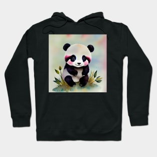 Cute Baby Panda Art 2 Hoodie